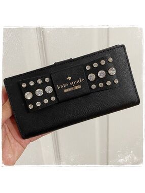 NEW! Kate Spade Davies Mews Stacy Wallet - Black